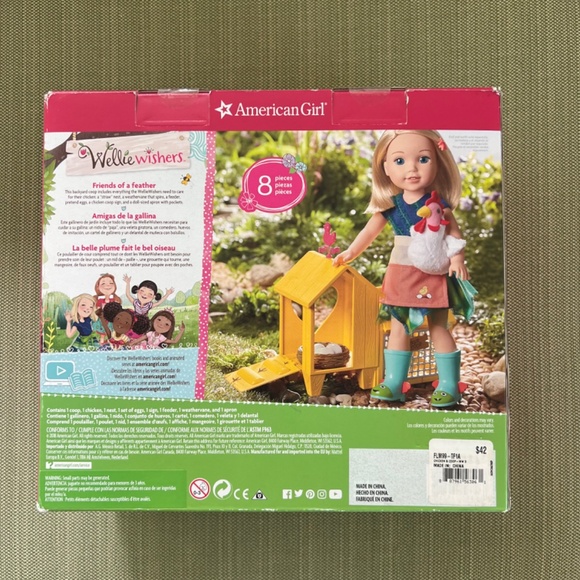 Retired American Girl Doll Chicken Coop Wellie Wishers New In Box Doll Toys Kids - Picture 5 of 10